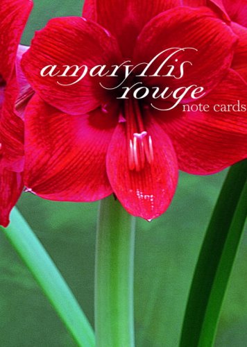 Book Amaryllis Rouge Note Cards free