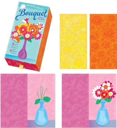 Book Bouquet Sticker Note Cards free
