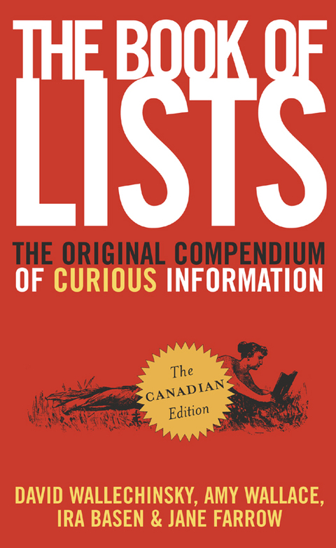 Book The Book of Lists: The Original Compendium of Curious Information free