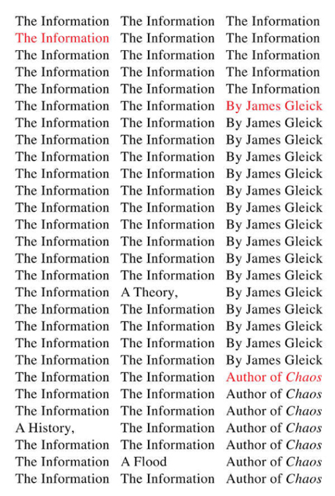 Book The Information: A History, a Theory, a Flood free