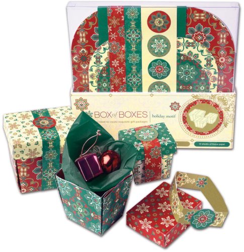 Book Holiday Motif Box Of Boxes: Everything You Need To Create Exquisite Gift Packages free