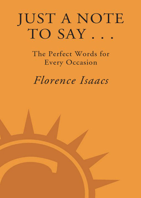 Book Just a Note to Say . . .: The Perfect Words for Every Occasion free