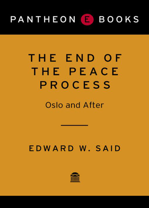 Book The End of the Peace Process: Oslo and After free