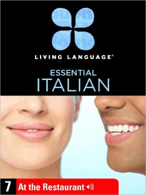 Book Essential Italian, Lesson 7: At The Restaurant (enhanced Edition) free