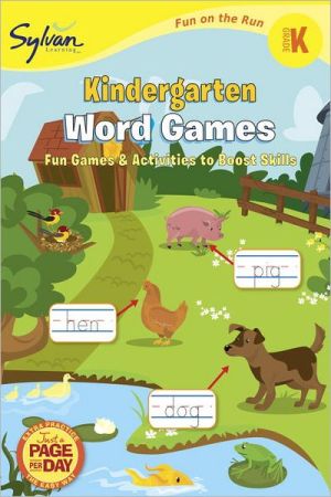 Book Kindergarten Word Games (Sylvan Fun on the Run Series) (Sylvan Fun on the Run Series, Language Arts) free