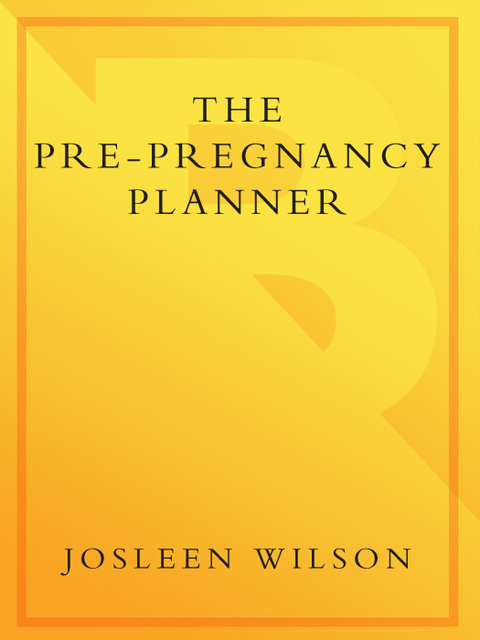 Book The Pre-Pregnancy Planner free