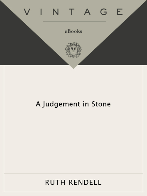 Book A Judgement in Stone (Vintage Crime/Black Lizard) free