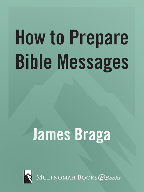 Book How to Prepare Bible Messages free
