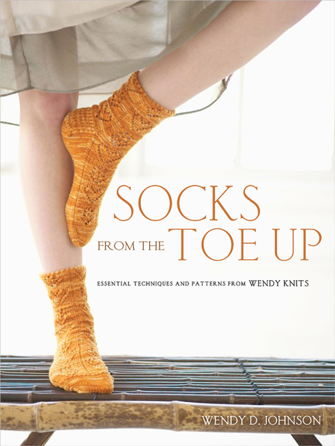Book Socks from the Toe Up free